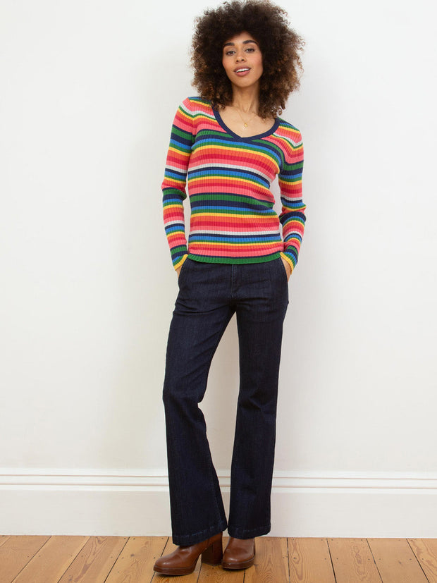 Folke flare stretch denim jeans