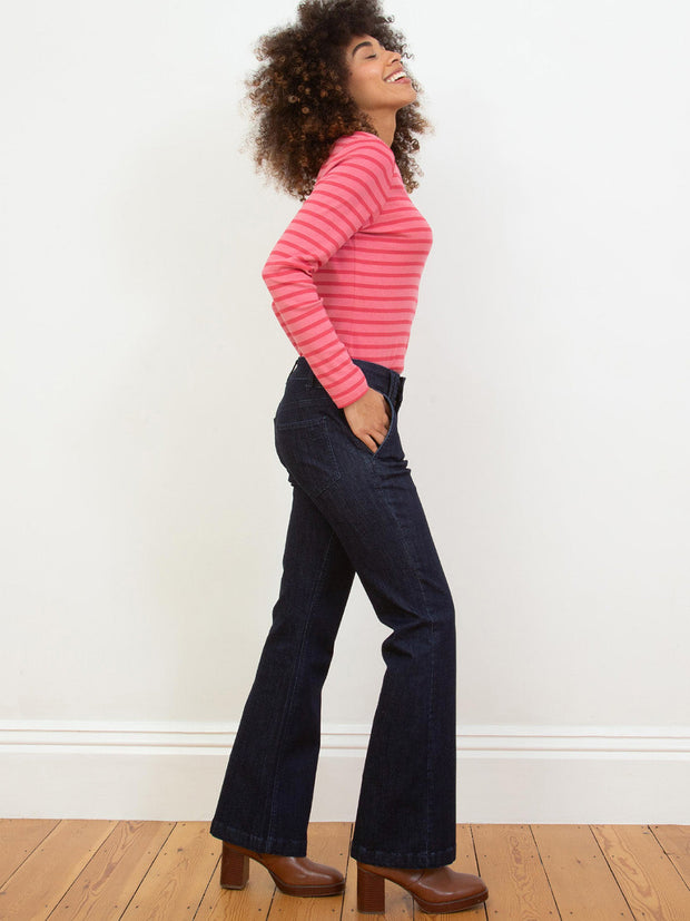 Folke flare stretch denim jeans