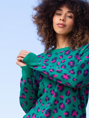 Piddletrenthide Knit Jumper Leopard