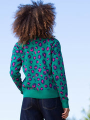 Piddletrenthide Knit Jumper Leopard