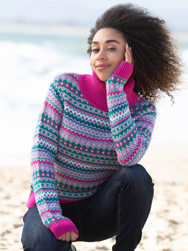 Puncknowle Roll Neck Knit Jumper