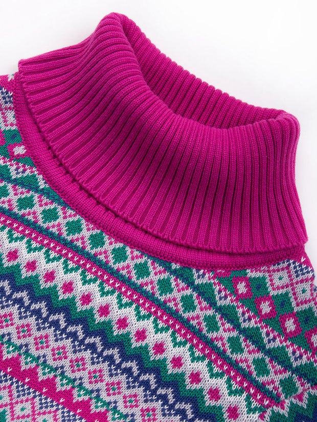 Puncknowle Roll Neck Knit Jumper