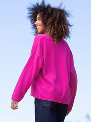 Loscombe Knit Jumper Fuchsia
