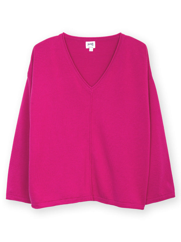 Loscombe Knit Jumper Fuchsia