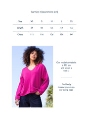 Loscombe Knit Jumper Fuchsia