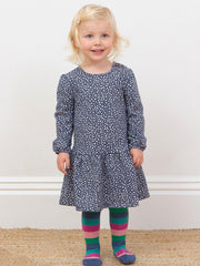 Stripy Tights Teal