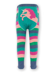 Stripy Tights Teal