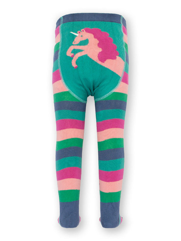 Stripy Tights Teal