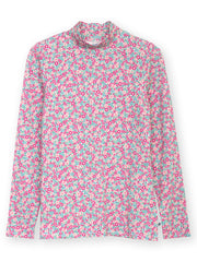 Bagber Turtle Neck Jersey Top Ditsy Tales