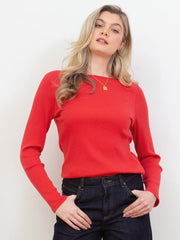 Ashington Boat Neck Jersey Top