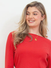 Ashington Boat Neck Jersey Top
