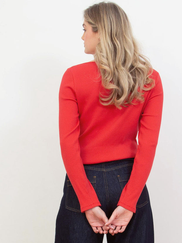 Ashington Boat Neck Jersey Top