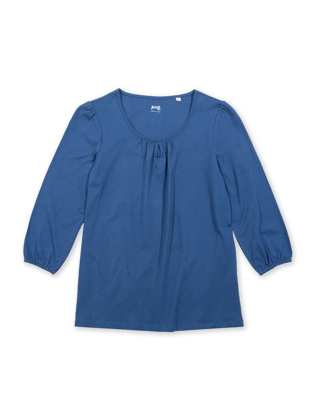 Stour jersey top soft navy