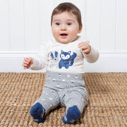 Baby in forest friends leggings