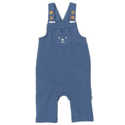 Flat shot of teddy dungarees