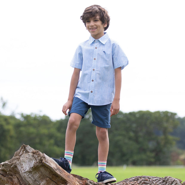 Boy in special shirt