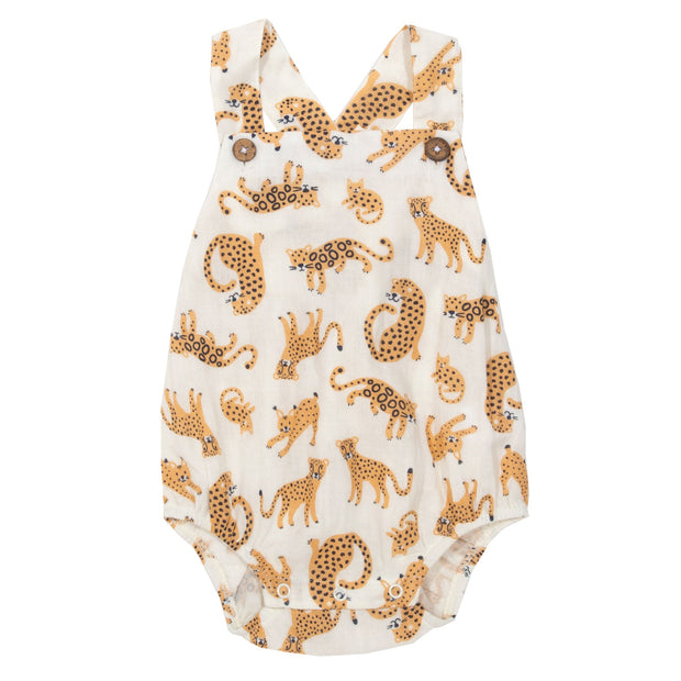 Flat shot of cat kingdom romper