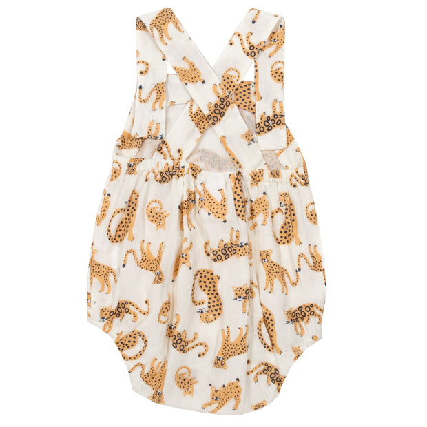 Flat shot of cat kingdom romper