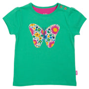 Flat shot of butterfly t-shirt