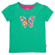 Flat shot of butterfly t-shirt