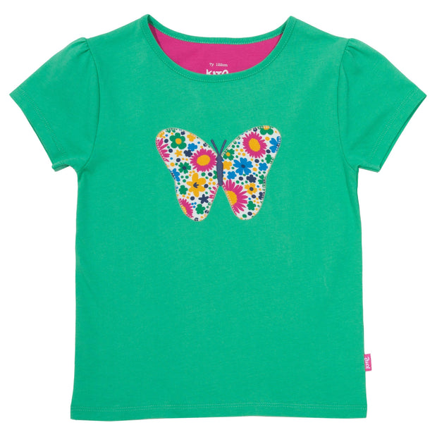 Flat shot of butterfly t-shirt