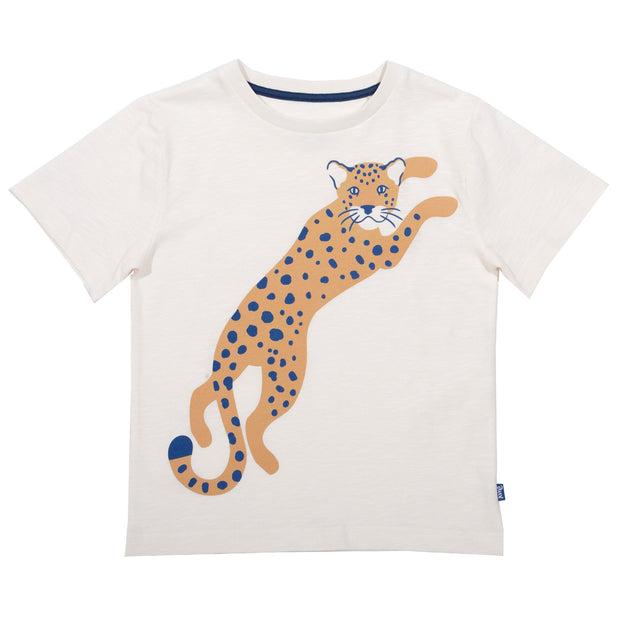 Flat shot of big cat t-shirt