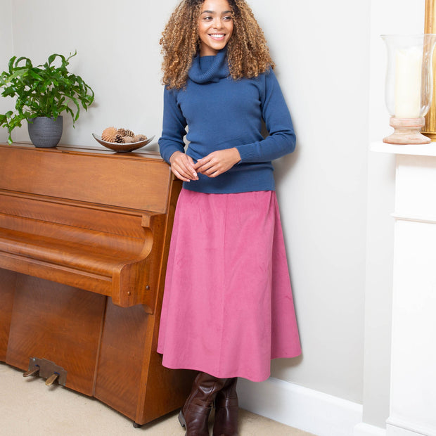 Minterne skirt rhubarb