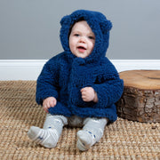 Baby in teddy coat