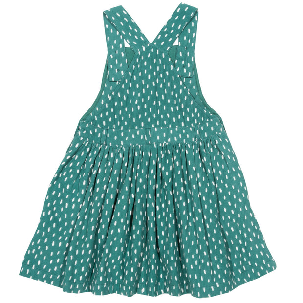 Flat shot of speckle pinafore