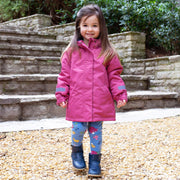 Girl in go coat