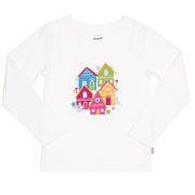 Flat shot of happy homes t-shirt