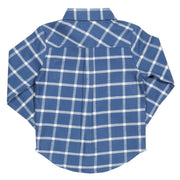 Flat shot of classic plaid shirt
