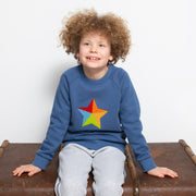 Boy in super star sweatshirt