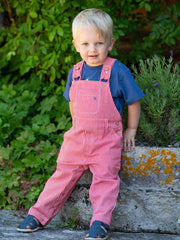 Ticking dungarees