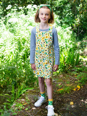 Bumble blooms pinafore