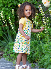 Bumble blooms pinafore