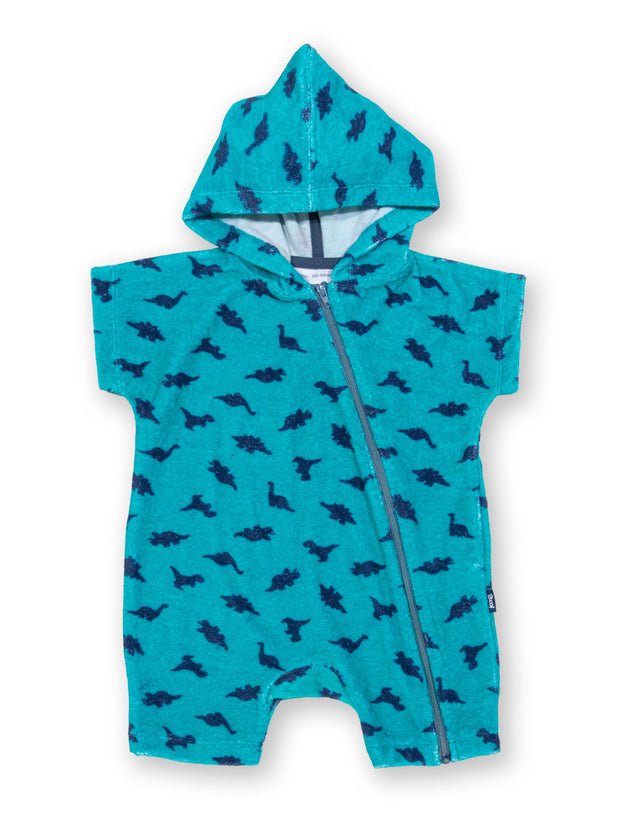 Dino dot beach romper