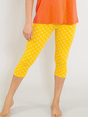 Holt cropped leggings polka daisy