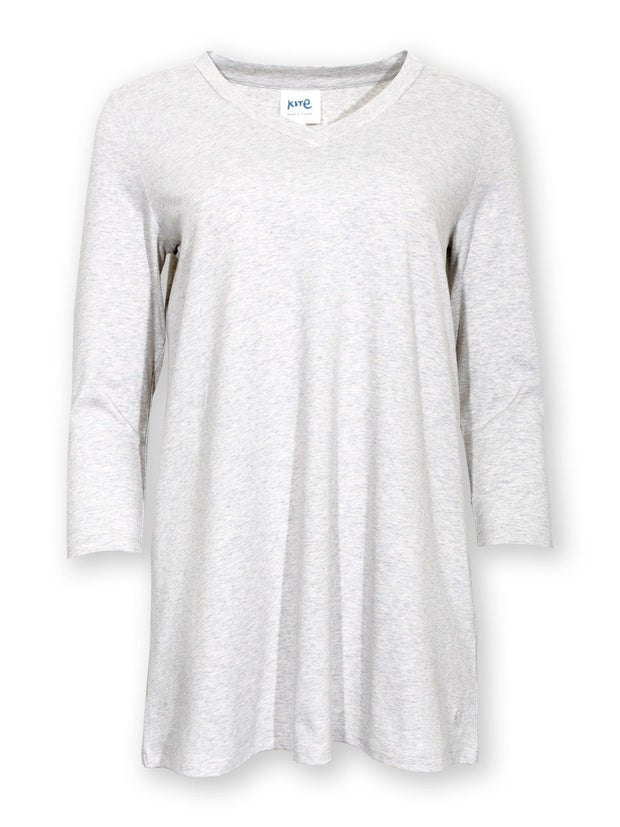 Throop tunic grey marl