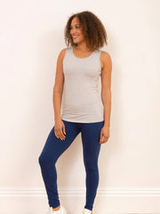 Chideock vest top grey marl