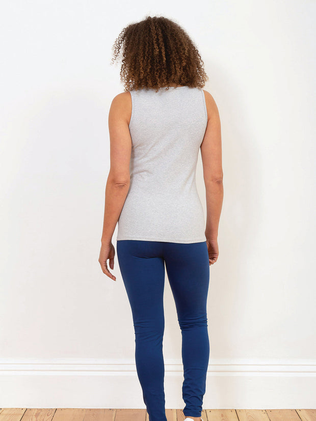 Chideock vest top grey marl