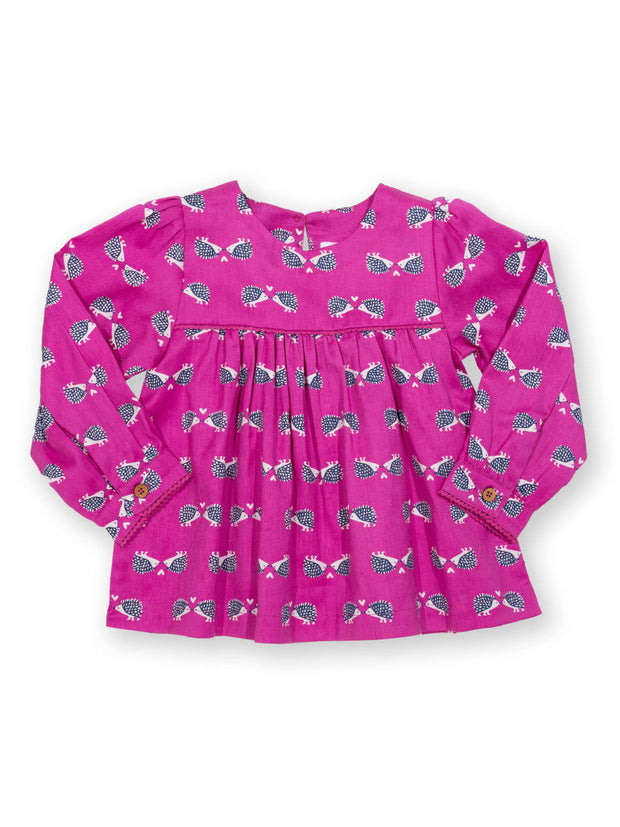 Hedgehog heart blouse