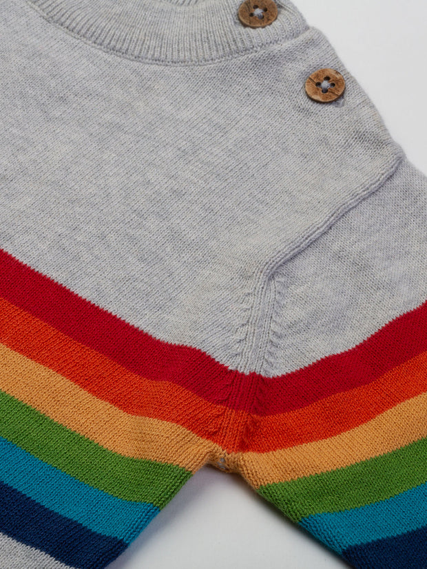 Retro rainbow jumper