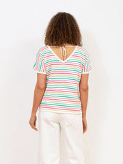 Kite - Womens organic Creech knit top rainbow - Lightweight knitwear