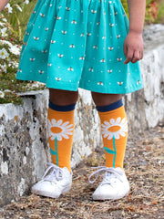 Kite - Girls organic daisy socks - Two pack