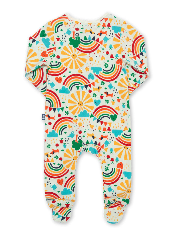 Kite - Baby organic memories sleepsuit rainbow - Zip opening with zip guard