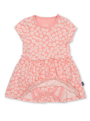 Kite - Baby Girls organic Daisy Bell bodydress pink - Combined bodysuit and dress