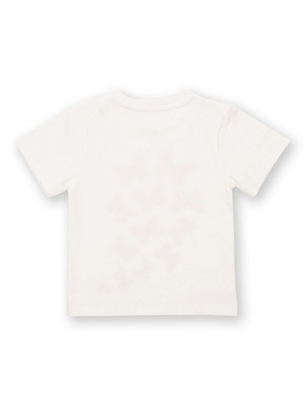 Kite - Kids organic butterflies t-shirt cream - Placement print - Short sleeved