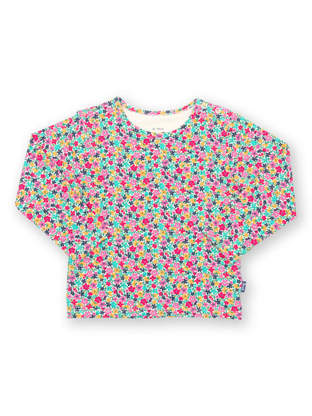 Kite - Girls organic petal perfume t-shirt - Long sleeved