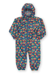 Kite - Kids  rainbow snail puddlepack suit navy blue - Waterproof up to 3,000 mm